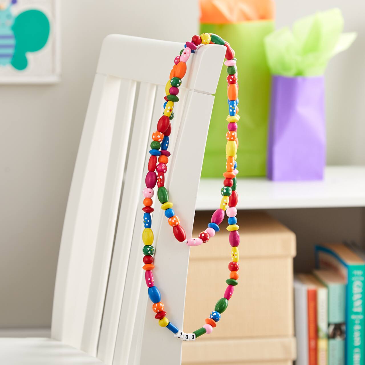 100 Days of School Kids Necklace
